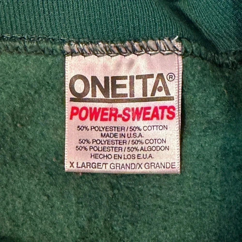 VINTAGE Christmas Crewneck Sweatshirt. Embroidered design in front. Indiana - Picture 3 of 6
